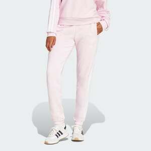 Adidas Essentials Size Large Pink 3-Stripes French Terry Cuffed Pants - STAIN!